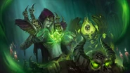 Warlocks (World of Warcraft); warlocks in the world of warcraft world can manipulate demons to do their biddings.