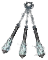 King Cerberus (Devil May Cry) a shapeshifting Devil Arm which is more powerful version of Cereberus, having powers over fire, ice and lightning, freely change shape as it tears through everything in its path.