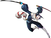 Yusuke Kitagawa (Persona 5) is a great natural talent in Iaijutsu, quick drawing his katana in an instant to cut enemies in one swift stroke.