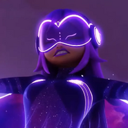 Ubiquity (Miraculous: Tales of Ladybug and Cat Noir) is a kamikotized superhero from a parallel universe that can create portals from her cape to travel to other universes.