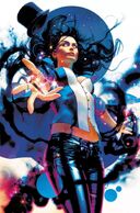 Zatanna (DC Comics) is a homo magi, a human born with the affinity to manipulate magic. Her unique genetic structure allows her to use the magic she was born with as well as learned magi.