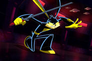 Ace Bunny (Loonatics Unleashed) can fire yellow lasers from his eyes.