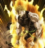 DIO (JoJo's Bizarre Adventure) was one of the first Stand users to display a visible aura.