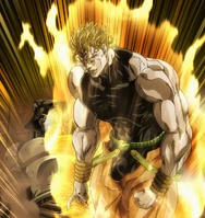 DIO's Aura.jpg (386 KB) DIO (JoJo's Bizarre Adventure) was one of the first Stand users to display a visible aura.