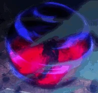 Saber Alter (TYPE-MOON) can construct a barrier of darkness.