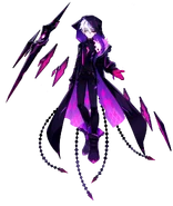 After deconstructing himself at a molecular level and tying his being to the essence of Time and Space, Add (Elsword) became a paradox stuck in endless contradictions of Time and Space, existing independently from the natural progression of time.