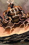 Kuurth Breaker of Stone (Marvel Comics) possessing The Juggernaut during the Fear Itself event.