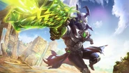 Androxus.jpeg (318 KB) Androxus (Paladins) can absorb ranged attacks to not take damage from them.
