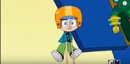 Johnny Test's (Johnny Test) arms stretching insane lengths.