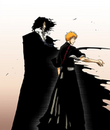 ...while this Zangetsu is the source of Ichigo's Quincy powers.