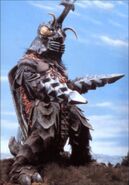 Megalon (Godzilla series) possess drills which allow him to burrow through the earth at mach 2