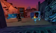 Sly Cooper (Sly Cooper and the Thievius Raccoonus) using Sir Andrew Cooper’s Thief Replica technique to create fake stand-ups of himself as decoys.