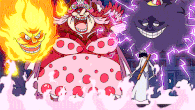 Charlotte Linlin/Big Mom (One Piece) can summon and use her thundercloud Zeus to create massive amount of lightning for combat.