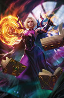 Clea (Marvel Comics) can control the Flames of the Faltine, an extradimensional flame from the Dark Dimension