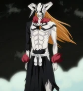 Hollow Ichigo.jpg (15 KB) ...in his new Hollow Form, he was granted with immense strength, durability, speed and spiritual power, enhancing his Cero, developed a Sonido and still has his high-speed regeneration ability...