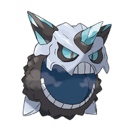 Mega Glalie (Pokémon) in its Mega form.