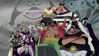 include breaking into Impel Down to recruit the most powerful criminals in history to increase the might of his crew...