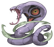 Certain Poison-Types like Arbok (Pokémon) can use acid-based moves to attack.