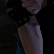 The Mark of Cain (Supernatural) can resurrect the bearer as a demon, specifically a Knight of Hell...