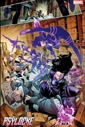 Psycloke Combat.jpeg (1.57 MB) Kwannon/Psylocke (Marvel Comics) is highly skilled in different ninja fighting techniques and other martial arts & was trained by the Hand from very tender age and worked as an assassin for years. Her fighting abilities were further enhanced while she was under Lord Nyoirin's tutelage. As a result, she's able to effortlessly dispatch an entire group of enemies.