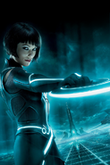 Quorra (Tron: Legacy) is an ISO, a race of programs that naturally evolved on the Grid as opposed to being created.
