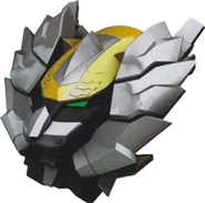 Gosei Knight (Tensou Sentai Goseiger)/Robo Knight (Power Rangers Megaforce/Super Megaforce) can transform into the Groundion Headder/Lion Zord.