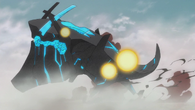 Klaxosaurs (Darling in the Franxx) are enormous monsters that serve as biological weapons created by the Klaxo-Sapiens