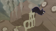 While in his Saiken Tailed Beast Transformation state, Utakata (Naruto) can use Leech Gap to ooze an extremely alkaline liquid, which burns upon contact.