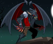 Wolfwing (AdventureQuest Worlds) is a Werepyre, a balanced vaewolf that displays equal traits from each parent species.