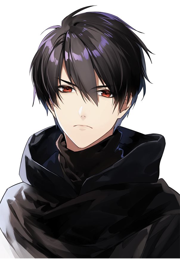 만화체, kigo | Black hair anime guy, Anime brown hair, Guys with black hair