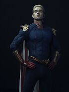 Homelander (The Boys) is a combination of Superman in DC comics and Captain America in Marvel comics.