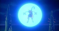 Mewtwo (Pokemon) using Barrier.