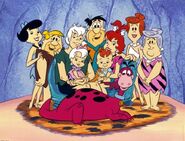 The Flintstone and Rubbles family (The Flintstones)