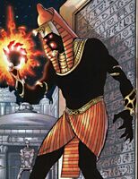 Amenhotep IV (Marvel Comics) can warp reality on an incredible scale.