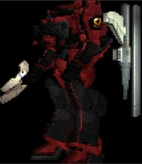 Hustler One/H-1 (Armored Core Original Universe) has a full control of its AC Nine-Ball.