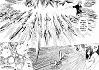 Myouun Hirohiko Kabane (Tenjho Tenge) can wield the numerous blades that he generated in a telekinetic manner.