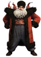 Nicholas St. North/Santa Claus (Rise of the Guardians), is the leader of the Guardians when they act independently from the Man in the Moon.