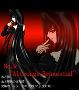 Altrouge Brunestud.jpg (62 KB) Altrouge Brunestud (TYPE-MOON) is the sister Arcueid Brunestud and the Vampire Princess of the Dead Apostles and the Eclipse Princess of Black Blood. she is nearly equal to her sister in power and is one of two heirs of the Crimson Moon.