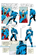 Animal Man (DC Comics) erases Overman from outside the Comic Panels.