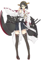 Kirishima (KanColle).png (217 KB) Kirishima, the Brain of the Fleet (Kantai Collection)