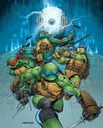 Ninja Turtles (Teenage Mutant Ninja Turtles), were regular turtles before they came into contact with mutagen and mutated into anthropomorphic turtles.