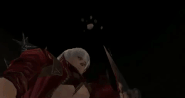 Dante (Devil May Cry) having killed Geryon the Timesteed, recieved his soul, which granted him time-based powers, allowing him to slow down time to move as fast as lightning.
