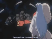 Sesshōmaru's Tenseiga (InuYasha) allows him to see the paulbearers of the afterlife and slay them, reviving the recently deceased and healing their wounds.