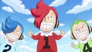 ...Vinsmokes Ichiji, Niji and Yonji all had their Lineage Factor altered by their father before birth, granting them superhuman abilities.