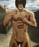 The Attack Titan as used by Eren Yeager.