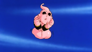 Kid Buu (Dragon Ball Z) has absolute control over his body structure, and can stretch to great lengths and size.