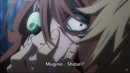 After losing her right eye by Hamazura Shiage, Mugino Shizuri (Toaru Majutsu no Index) replaced it with a computerized eye that can fire an electron beam via her Meltdowner ability.