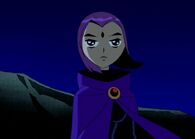 Raven (Teen Titans) is the half-human daughter of the human, Arella, and the demon, Trigon.