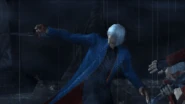 Vergil Reflexes.gif (4.45 MB) Vergil (Devil May Cry) also thanks to being half-demon has spectacular reflexes being able to swiftly counter blows from his brother mid-attack.