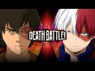 Zuko VS Shoto Todoroki (Avatar VS My Hero Academia) - DEATH BATTLE!